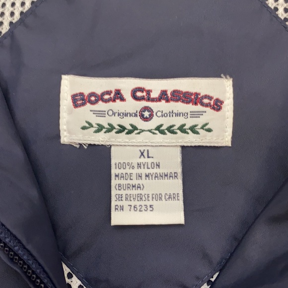 Boca Classics Men's Navy Packable Windbreaker - Picture 6 of 6